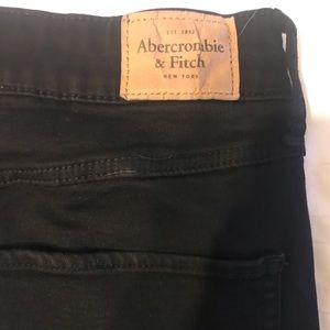 Abercrombie & Fitch High—waisted Black Skinnies